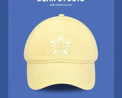 Yellow baseball cap