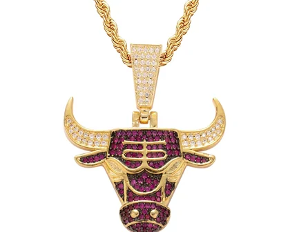 Gold-tone pendant necklace